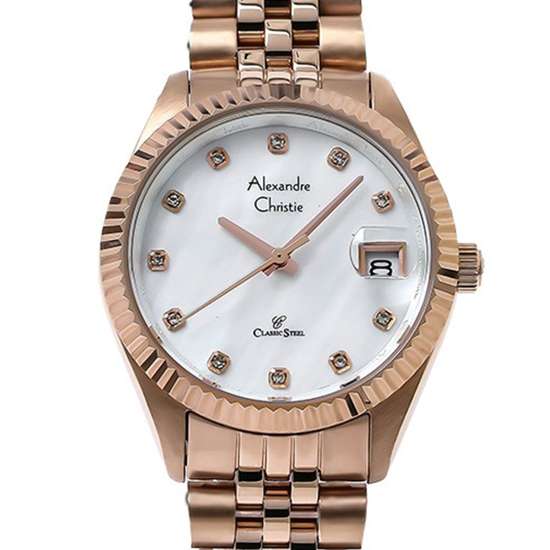 Alexandre Christie 5006LDBRGMS Female Classic Rose Gold Watch