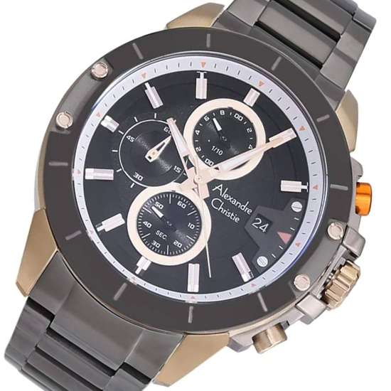Alexandre Christie Chronograph 6488MCBGCBA Quartz Dark Grey Sports Watch