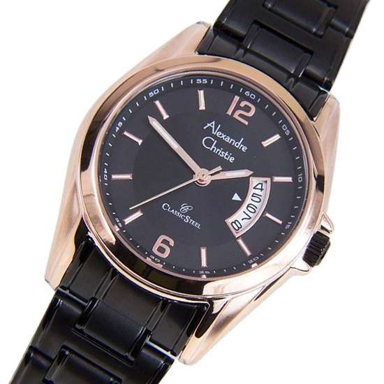 Alexandre Christie 8289LDBBRBA Female Classic Black Watch