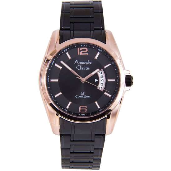 Alexandre Christie 8289MDBBRBA Male Classic Black Watch