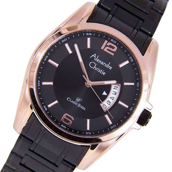 Alexandre Christie 8289MDBBRBA Male Classic Black Watch