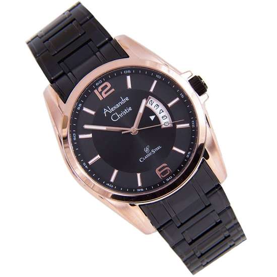 Alexandre Christie 8289MDBBRBA Male Classic Black Watch