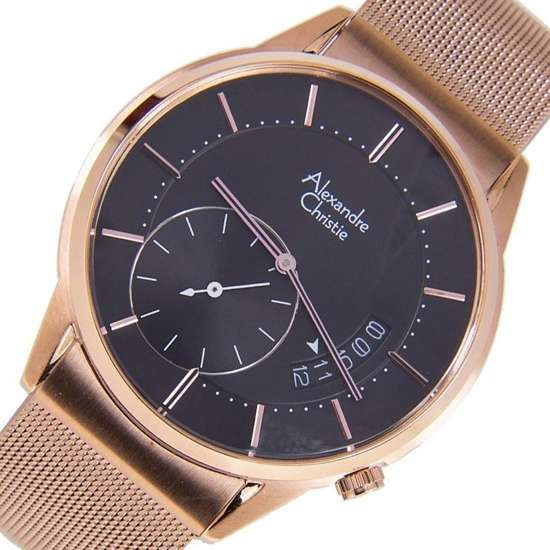 Alexandre Christie AC 8519MSBRGBA Gold Watch
