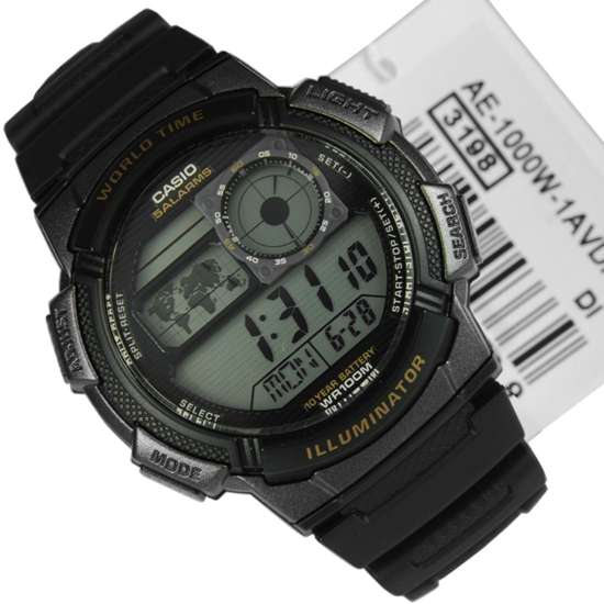 Casio World Time Watch AE-1000W-1AVDF AE1000W