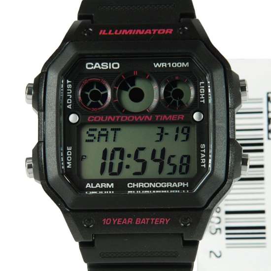 Casio Collection Illuminator Watch AE-1300WH-1A2VDF