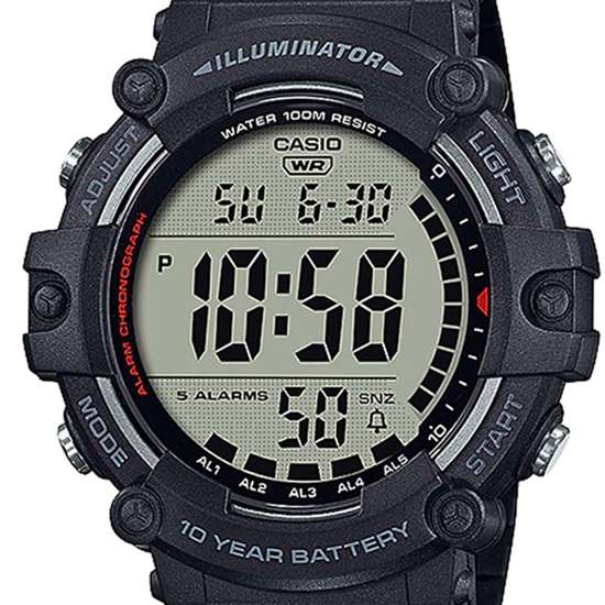 Casio Youth Illuminator Digital Watch MWC-100H AE-1500WH-1AV AE-1500WH-1A
