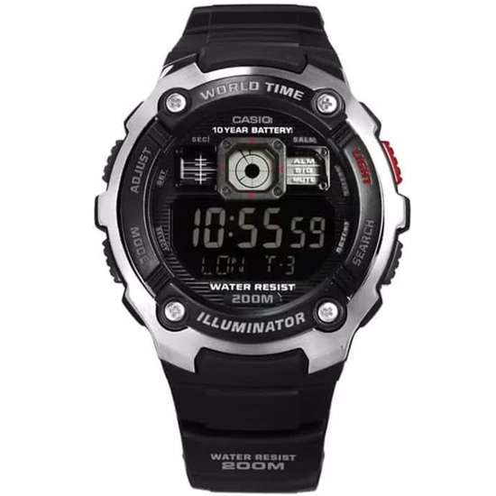 Casio World Time Sports Watch AE-2000W-1B AE2000W-1BV