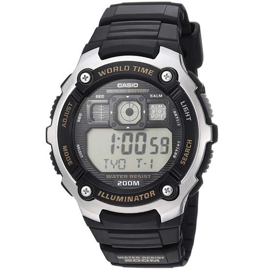 Casio World Time Sports Watch AE-2000W-9A AE2000W-9AV