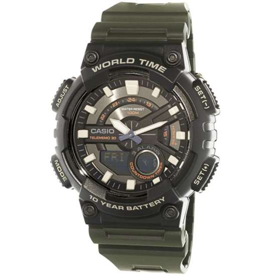 Casio Telememo Watch AEQ-110W-3AV AEQ110W-3AV