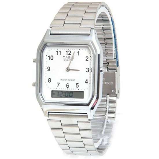 Casio Vintage Dual Time Watch AQ-230A-7B AQ-230A-7BMQ