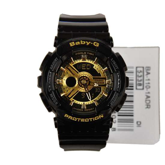 Casio Baby-G BA-110-1ADR BA-110-1A Ladies Gold Sports Watch