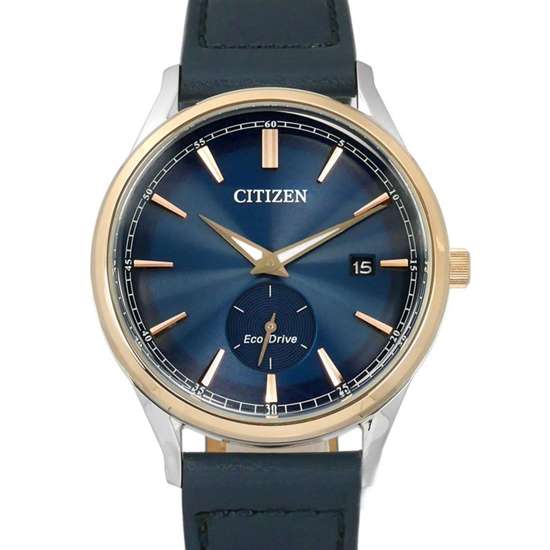 Citizen BV1114-18L BV1114-18 Eco Drive Blue Leather Watch