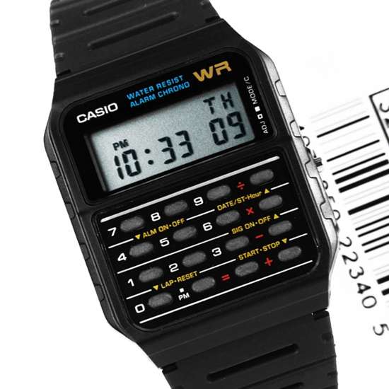 CA-53W-1Z Casio Calculator Alarm Stopwatch Dual Time Watch
