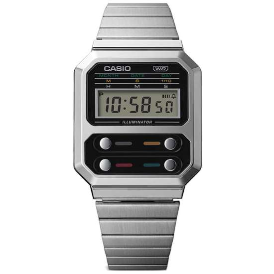 Casio Vintage Unisex Digital Watch A100WE-1A A100WE-1 A100WE