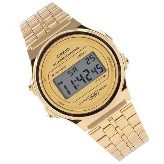 Casio Vintage A171WEG-9A A171WEG A171WEG-9 Gold Unisex Digital Watch