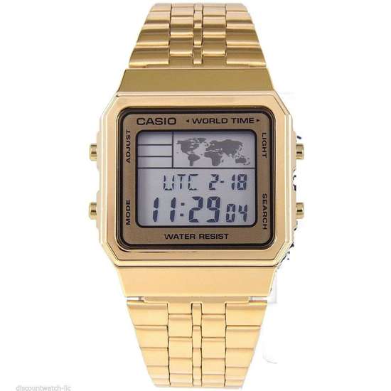 Casio Vintage World Time Digital Watch A500WGA-9 A500WGA-9DF