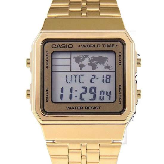 Casio Vintage World Time Digital Watch A500WGA-9 A500WGA-9DF