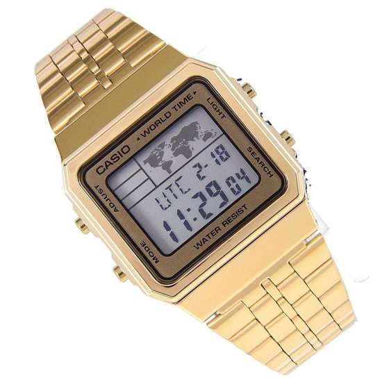 Casio Vintage World Time Digital Watch A500WGA-9 A500WGA-9DF