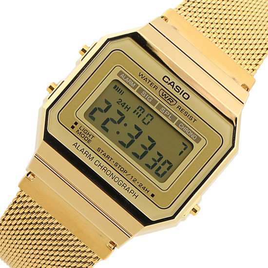 Casio Vintage Digital Classic Gold Watch A700WMG-9 A700WMG-9A
