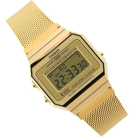 Casio Vintage Digital Classic Gold Watch A700WMG-9 A700WMG-9A