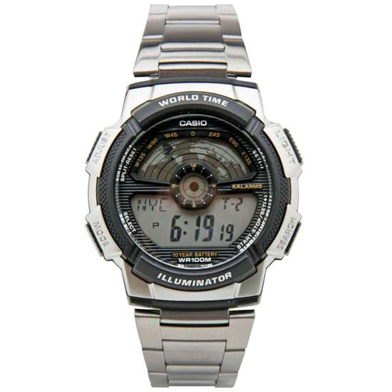 Casio World Time AE-1100WD-1AV AE1100WD-1A Digital Watch