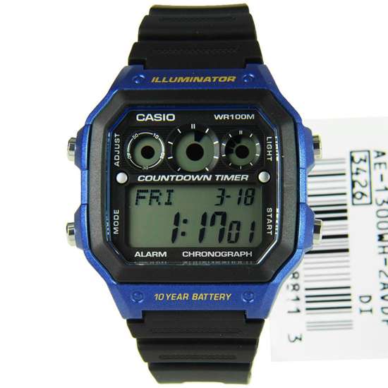 Casio Youth Digital Watch AE1300WH-2A AE-1300WH-2AV