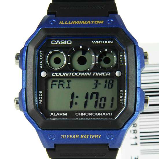 Casio Youth Digital Watch AE1300WH-2A AE-1300WH-2AV