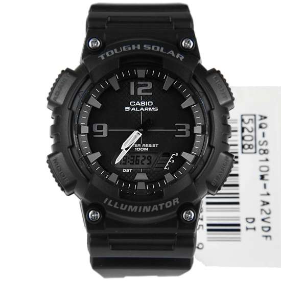 Casio Tough Solar AQS810W-1A2 AQ-S810W-1A2V Alarm Watch