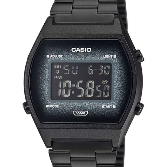 Casio Vintage Black Digital Watch B640WBG-1B B640WBG-1BDF