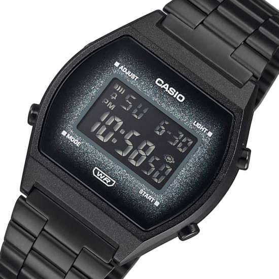 Casio Vintage Black Digital Watch B640WBG-1B B640WBG-1BDF
