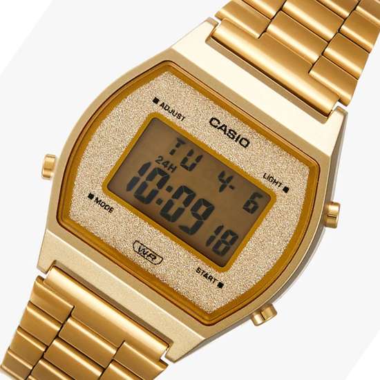 Casio Vintage Gold Digital Watch B640WGG-9 B640WGG-9DF