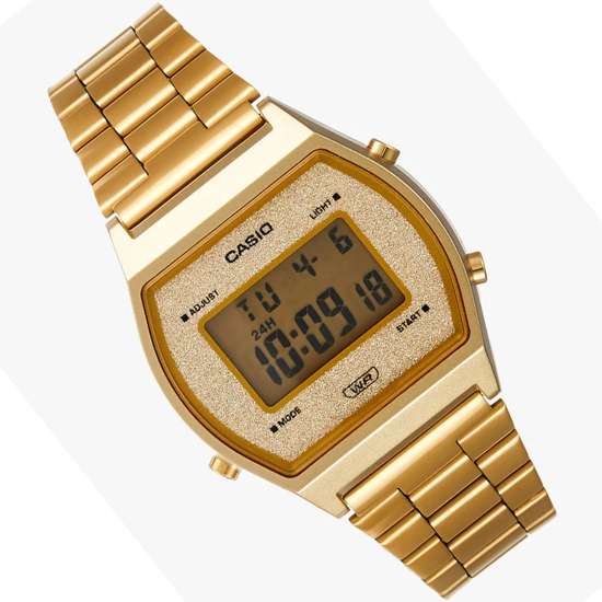 Casio Vintage Gold Digital Watch B640WGG-9 B640WGG-9DF