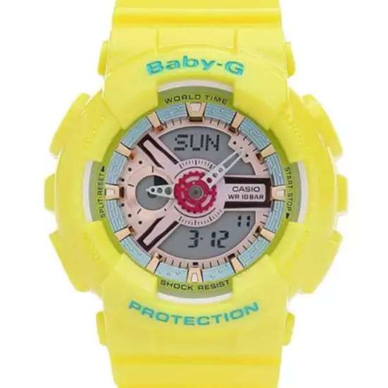 Casio Baby-G Yellow Watch BA-110CA-9 BA-110CA-9A