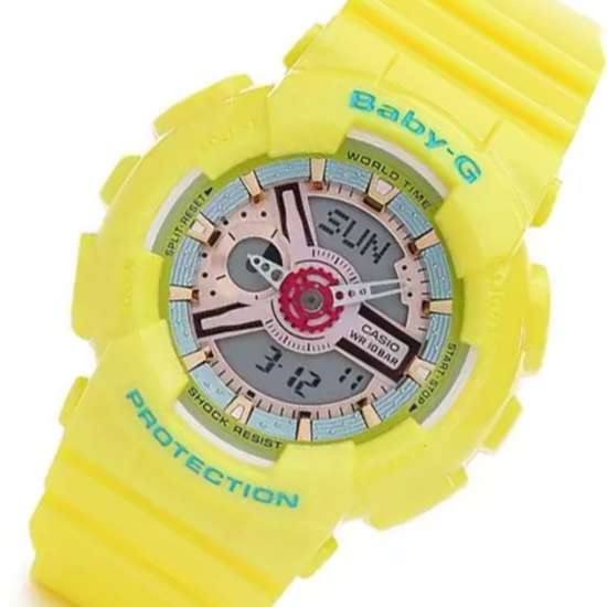 Casio Baby-G Yellow Watch BA-110CA-9 BA-110CA-9A
