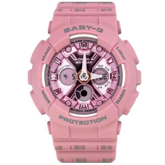 Casio Baby-G Pink Blush Plaid Limited Edition Watch BA-130SP-4A BA130SP-4A