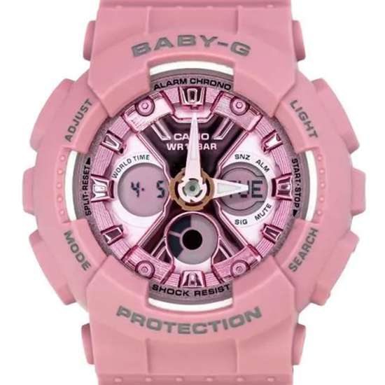 Casio Baby-G Pink Blush Plaid Limited Edition Watch BA-130SP-4A BA130SP-4A