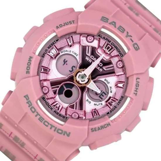 Casio Baby-G Pink Blush Plaid Limited Edition Watch BA-130SP-4A BA130SP-4A