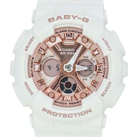 Casio Baby-G White Plaid Limited Edition Watch BA-130SP-7A BA130SP-7A
