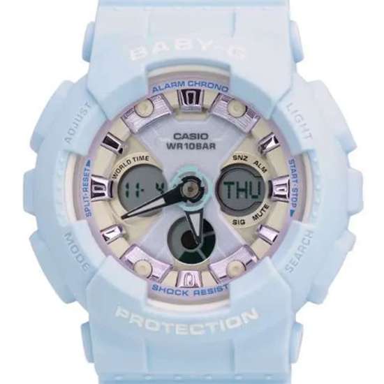 Casio Baby-G Icy Blue Pastel BA-130WP-2A BA130WP-2 Casual Watch