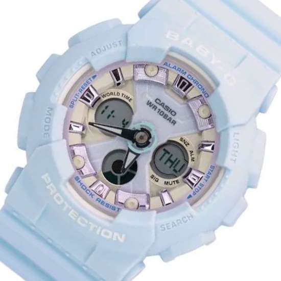 Casio Baby-G Icy Blue Pastel BA-130WP-2A BA130WP-2 Casual Watch