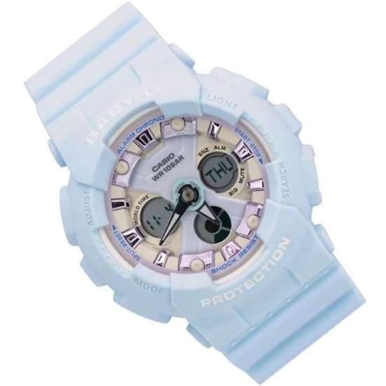 Casio Baby-G Icy Blue Pastel BA-130WP-2A BA130WP-2 Casual Watch