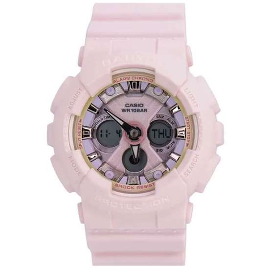 Casio Baby-G Icy Pink Pastel BA-130WP-4A BA130WP-4 Fashion Watch
