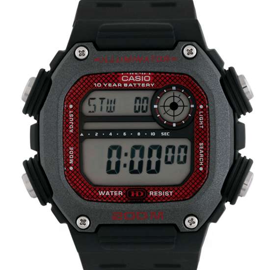 Casio Youth World Time Digital Watch DW291H-1B DW-291H-1BV