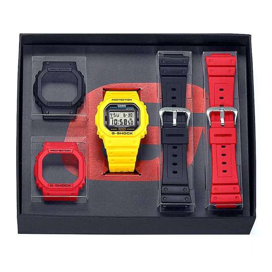 Casio G-Shock Digital DWE-5600R-9 DWE5600R-9D Interchangeable Strap Watch