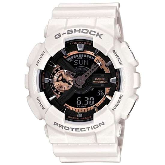 Casio White G-Shock Watch GA110RG-7 GA-110RG-7A