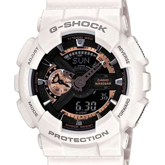 Casio White G-Shock Watch GA110RG-7 GA-110RG-7A