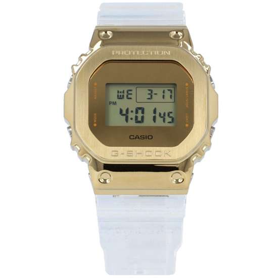 Casio G-Shock Metal Covered Gold GM-5600SG-9 GM5600SG-9D Transparent Watch
