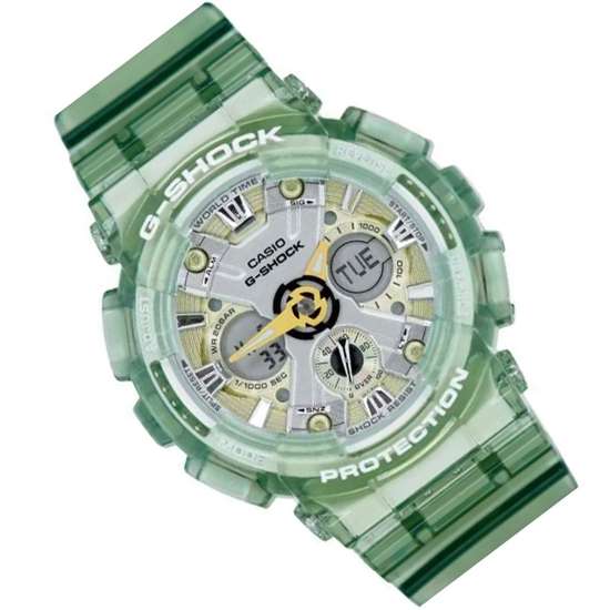 Casio G-Shock Green Translucence Metallic Watch GMA-S120GS-3A GMAS120GS-3