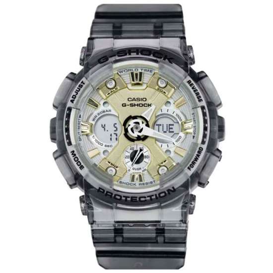 Casio G-Shock Grey Translucence Metallic Watch GMA-S120GS-8A GMAS120GS-8