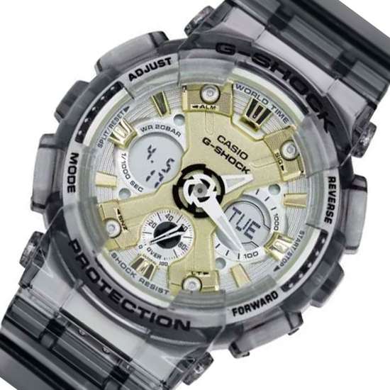 Casio G-Shock Grey Translucence Metallic Watch GMA-S120GS-8A GMAS120GS-8